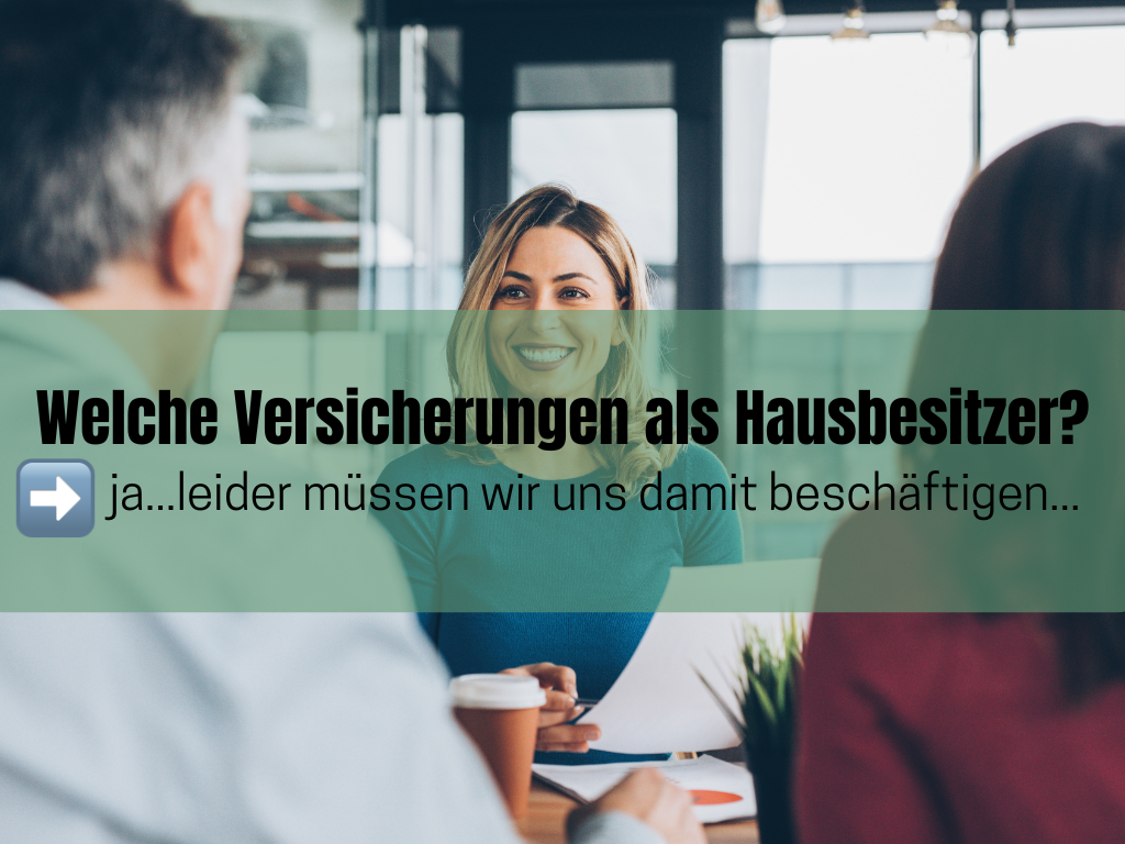 Versicherungen als Hausbesitzer